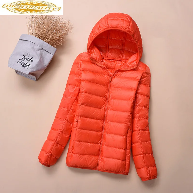 

Jacket Winter Light Down Women Tops Hooded Korean Fashion Multicolor Coat Puffer Jackets Parka Camperas Mujer KJ473