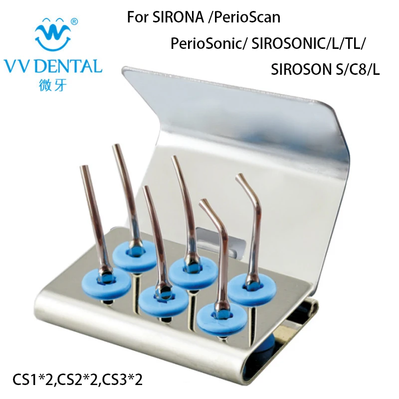 

VV Dental Ultrasonic Scaler Tips Prosthesis Set Kit Compatible With SIRONA G P E CS1/CS2/CS3