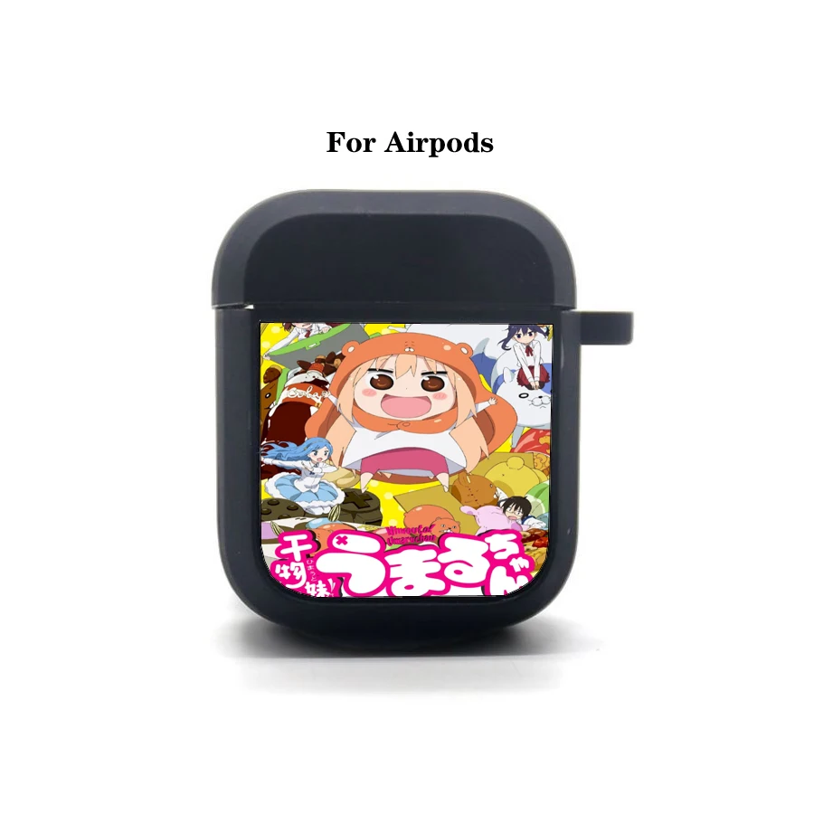 Anime Himouto! Umaru-chan AirPods case Cover Apple AirPods Earphone bag Soft Silicone Bluetooth Protective Earphone Case