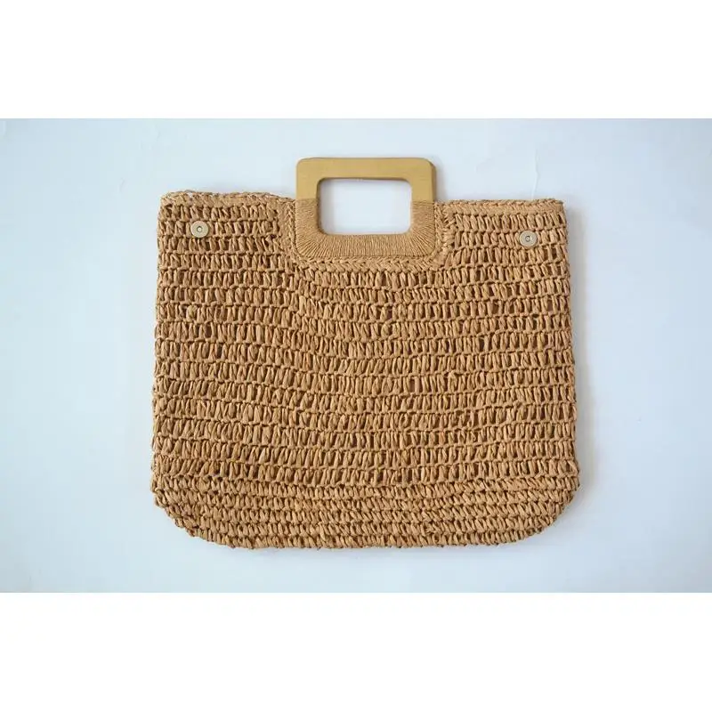 Bolsa de crochê feminina, bolsa de palha de verão, bolsa de praia, a6213, novo, 2020