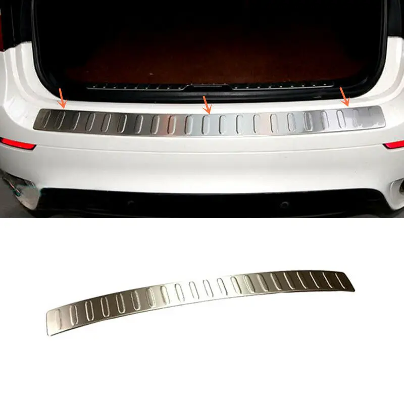 

For BMW X6 E71 2008-2014 Stainless Rear Bumper Protector Scuff Plate Cover 1pcs