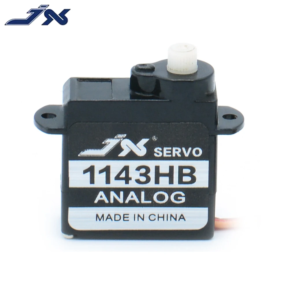 JX PS-1143HB 4.8-6.0V 0.55kg 3.7g Plastic Gear Mini Coreless Analog Servo JR Plug For Fixed-wing Helicopter RC Model