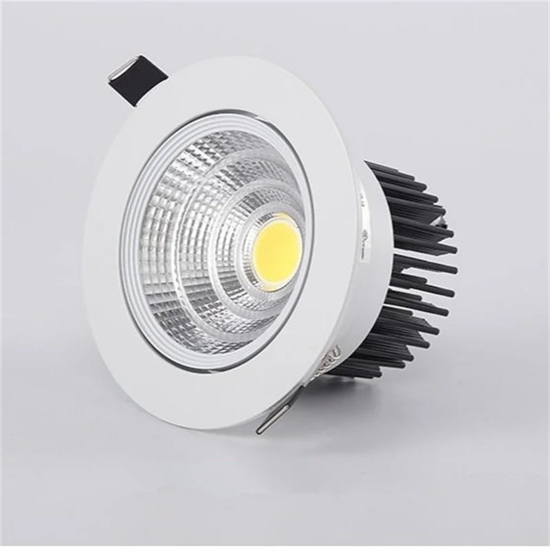 

Dimmable LED Embedded Zoom 15-60 Degrees COB Downlight 8W 12W 15W 18W 21W 24W Ceiling Lamp Spot Light AC90-260V Indoor Lighting