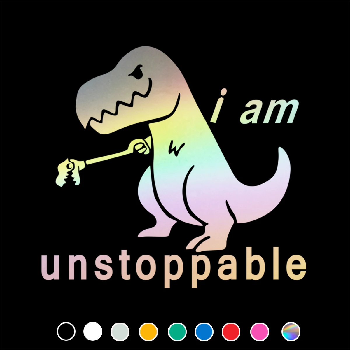 Funny Car Sticker i am unstoppale Decal For Cars Auto Motorcycle Bumper Window Door Body JAYJOE  Vinyl Car Stickers