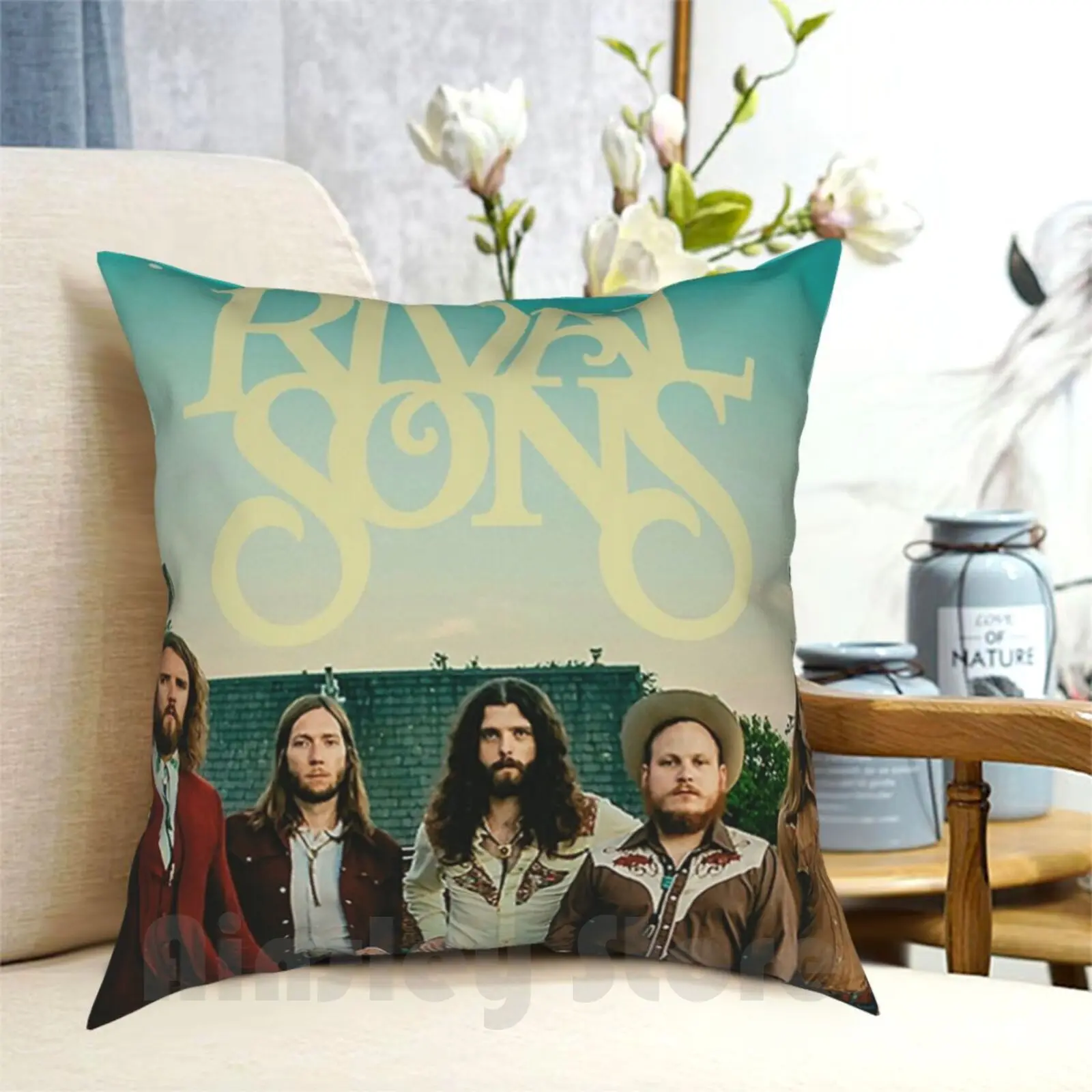 Rival Sons Pillow Case Printed Home Soft Throw Pillow Rival Sons Rival Sons Tour Winter 2019 Band Blues Tour