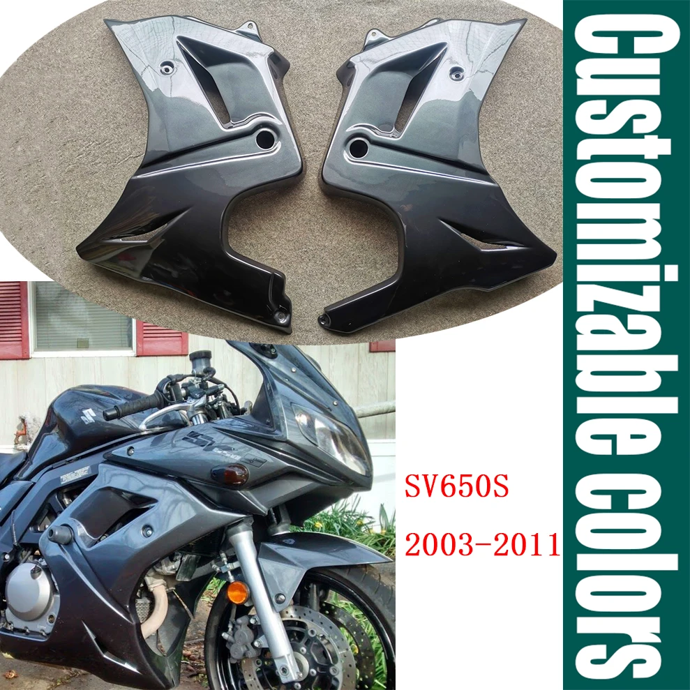 Fit For SUZUKI SV650S 2003 - 2011 Left + Right Part Batwing Fairing Bodywork Panel SV650 S