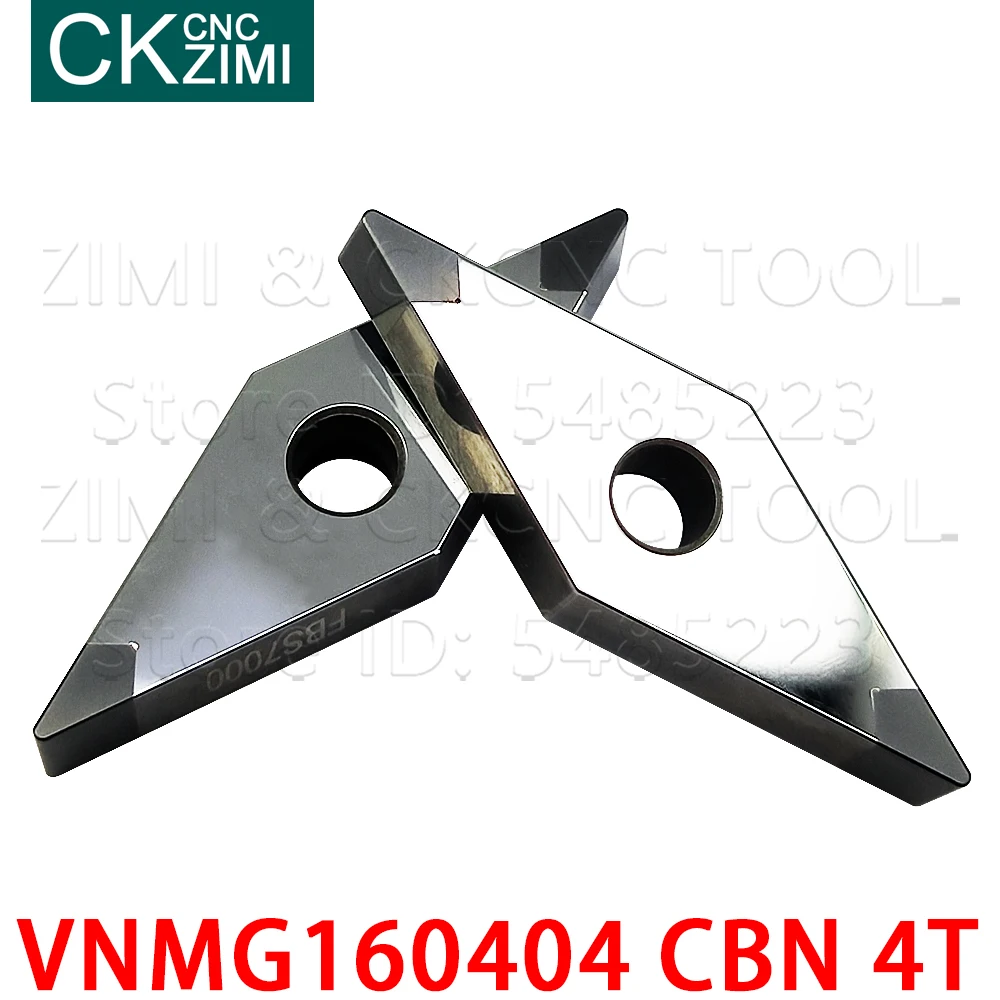 VNMG160404 CBN 4T VNMG 160404 CBN Boron Nitride Biến Lưỡi Dao CNC Nội Bộ Dụng Cụ Quay Rau Kim Loại Tiện Chèn Cho Cứng thép Không Gỉ