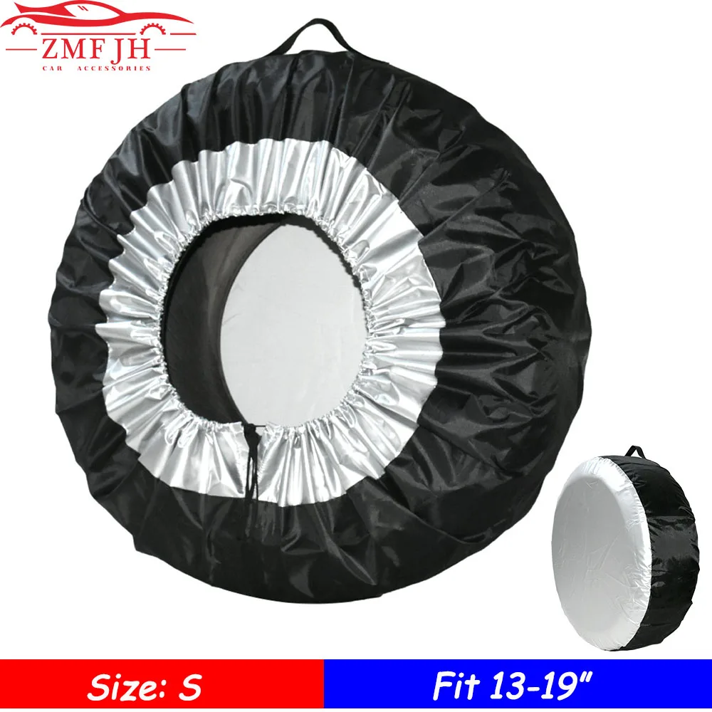 1PCS Universal 13-19inch Car SUV Tire Cover Case Spare Tire Wheel Bag Tyre Spare Storage Tote Polyester Oxford Custom Tire Cover