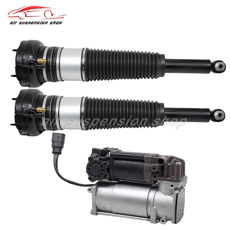 

1 Set Rear Air Left And Right Suspension Shock Absorber Air Strut + Air Pump For Audi A8 D4 4H Bentley VW Phaeton 4H6616001F