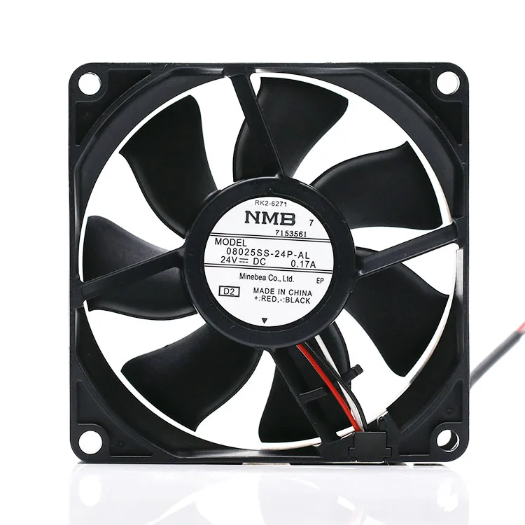 For NMB-MAT7 08025SS-24P-Al 8025 24V 0.17A 8CM Three-Wire Converter Cooling Fan