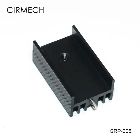 CIRMECH Amplifiers Cooler Radiator Aluminum Heat sink for LM317 Lm337 Electronic Chip Heatsink Cooling Pads 25*15*10mm