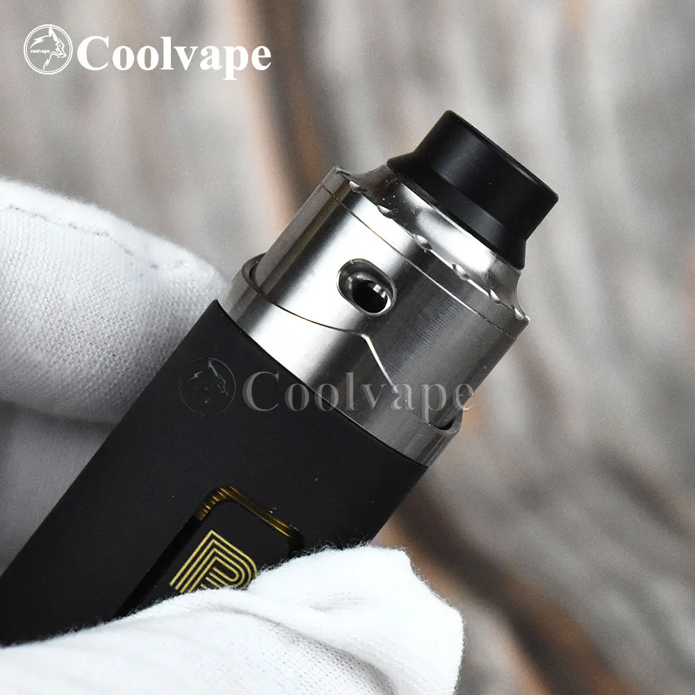 WOLF-Aço Inoxidável Anel Vape Acessórios, Hellfire Maverick, Rda Beleza, Hellfire, 24mm, Diâmetro Interno de 22mm
