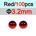 3.2mm Rojo 100 piezas
