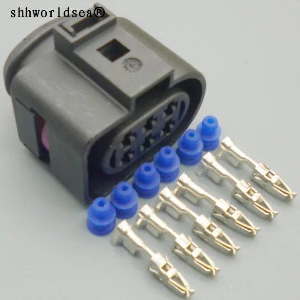 shhworldsea 1set 6 Pin Female 3.5mm Kit LSU 4.2 sensor connector 936142-1,1J0973733