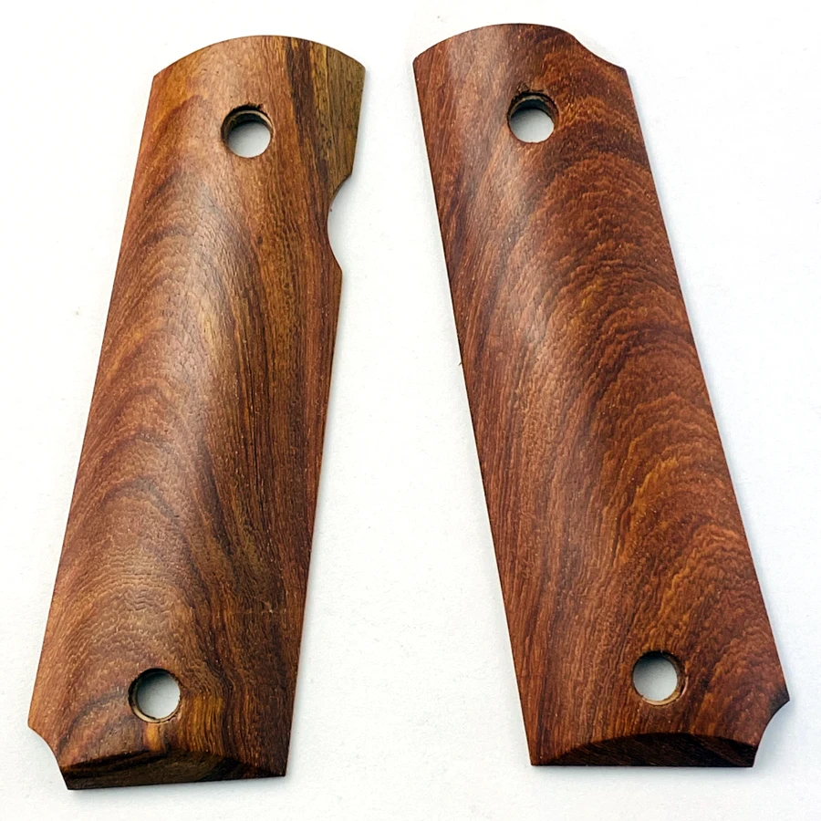 1pair Gun 1911 Grips Hongteng Wood Handle Grips Patch Custom Grips CNC blanks slabs scales For 1911 Grips Models