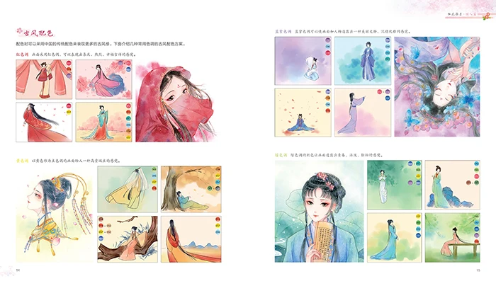 Chinese Oude Stijl Stripboek Zero-Based Tekenstriptechnieken Tutorial Book