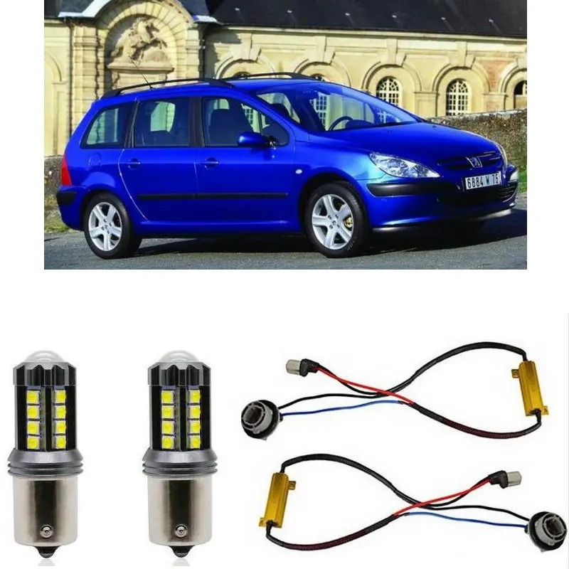

Fog lamps for PEUGEOT 307 Estate 3E Stop lamp Reverse Back up bulb Front Rear Turn Signal error free 2pc