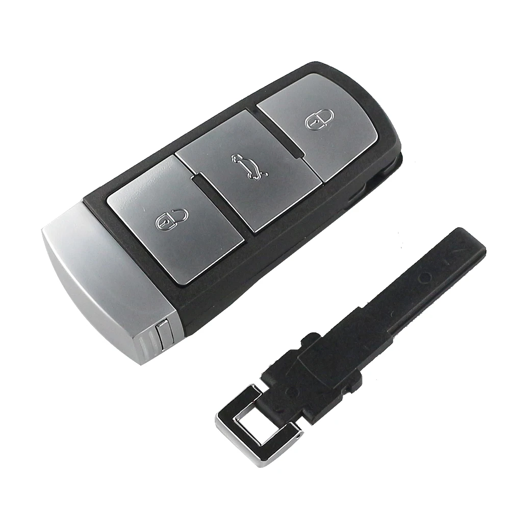 YIQIXIN Fernbedienung Auto Schlüssel Shell Für Volkswagen VW Passat CC B6 B7 B7L 3C R36 Maogotan B5 3 Tasten Ersatz Smart karte Abdeckung