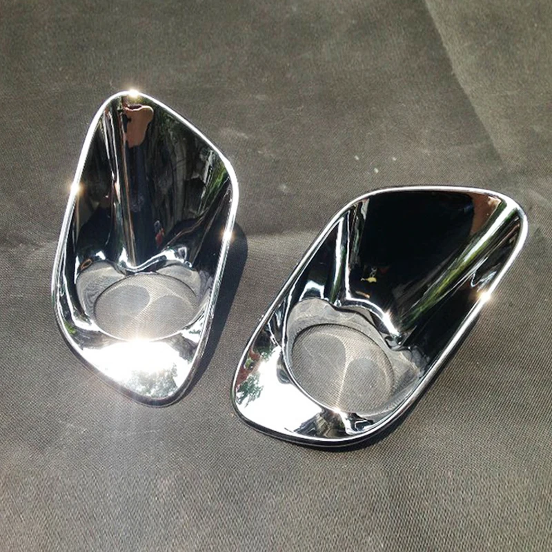 ABS Chrome For Jeep Cherokee KL 2014 2015 2016 2017 2018 Car Accessories Front Fog Lamp Light Frame Cover Trim Sticker Styling