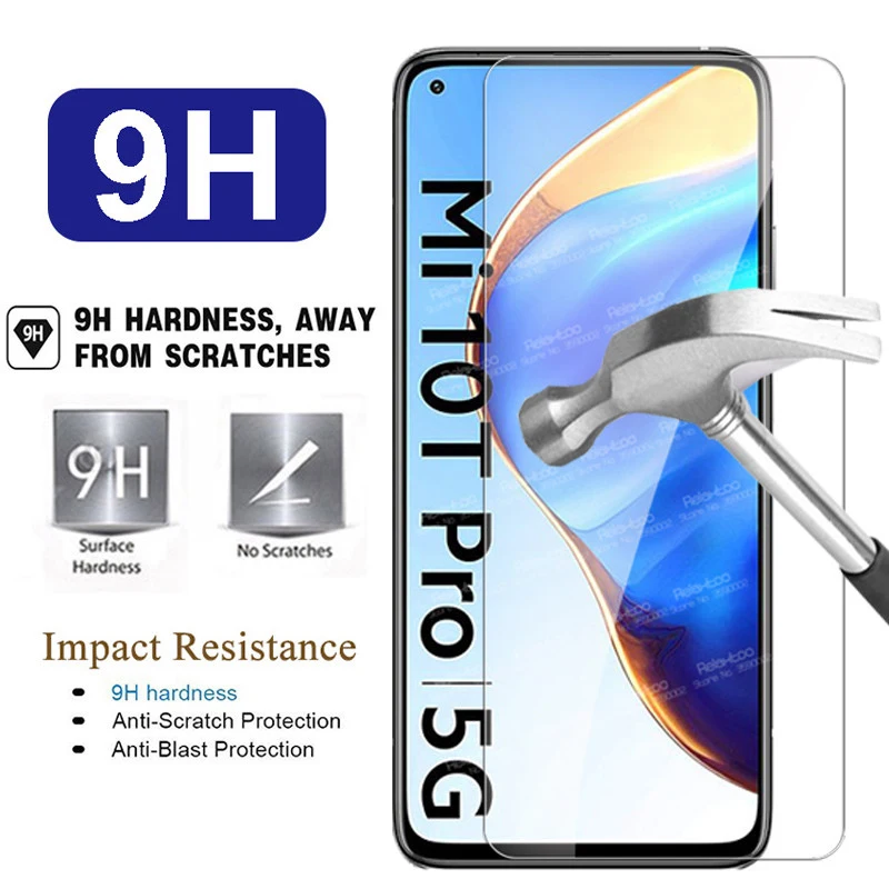 3pcs Tempered Glass For Xiaomi Mi 10T Pro Glass Xiomi 10Tpro Mi10T Lite 10 T Light Screen Protector Safety Armor Protective Film