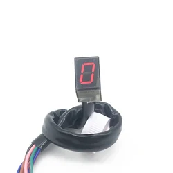 Led Universal Digital Gear Indicator Motorcycle Speedometer Motorbike Display Shift Lever Sensor