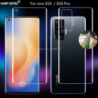 For vivo X50 Pro Plus x50pro 5G 6.56 Inch Clear TPU / Matte Anti-Fingerprints Hydrogel Full Cover Soft Screen Protector Film