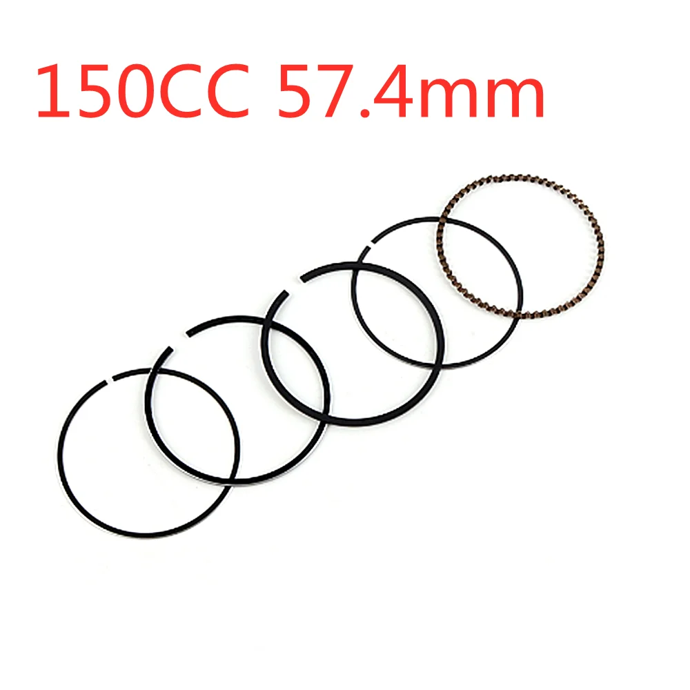 USERX Piston Rings 39mm 44mm 47mm 50mm 52.4mm 57.4mm GY6 50 60 80 100 125 150 Cylinder Kit Piston Ring Set Scooter ATV 139QMB