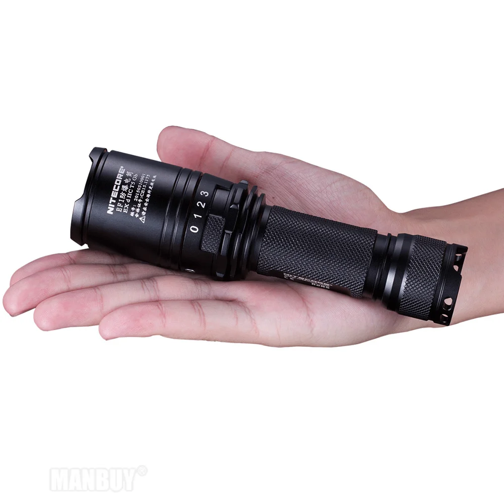 2024 NITECORE EF1 830 Lumen Explosion-proof LED Tactical Flashlight ProTorch Ex D II C T5 Gb Hazardous Industries Including Land