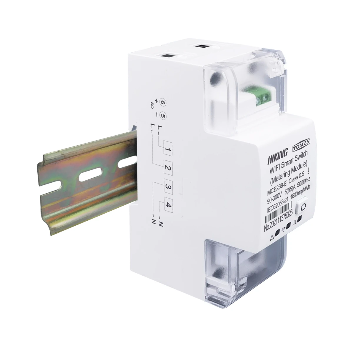 TOMZN TUYA monofase WIFI Smart Switch contatore di energia Kwh misurazione monitoraggio interruttore relè Timer per Smart Home 65A