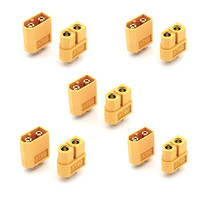 10Pcs XT60 XT30 T Plug 5 Male and 5 Female Bullet Connectors Plug For RC Quadcopter FPV Racing Drone Lipo Battery