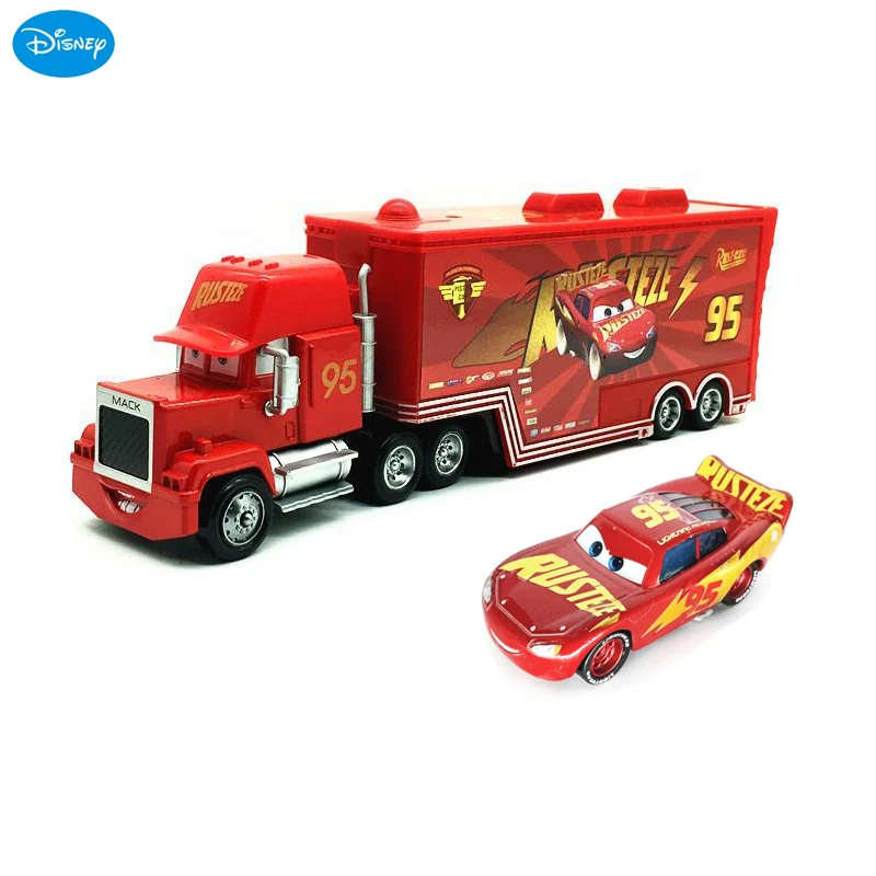 New Disney Pixar Car 3 Lightning McQueen Jackson Storm Ten Letter Horse Mac Uncle Truck 1:55 Die Cast Model Children\'s Toy Gift