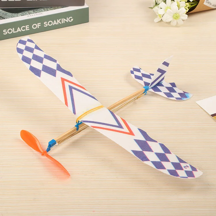 Rubber bands power planes Hand Launch Throwing Foam Inertial Glider Aircraft Outdoor Toys For Child Kids gifts