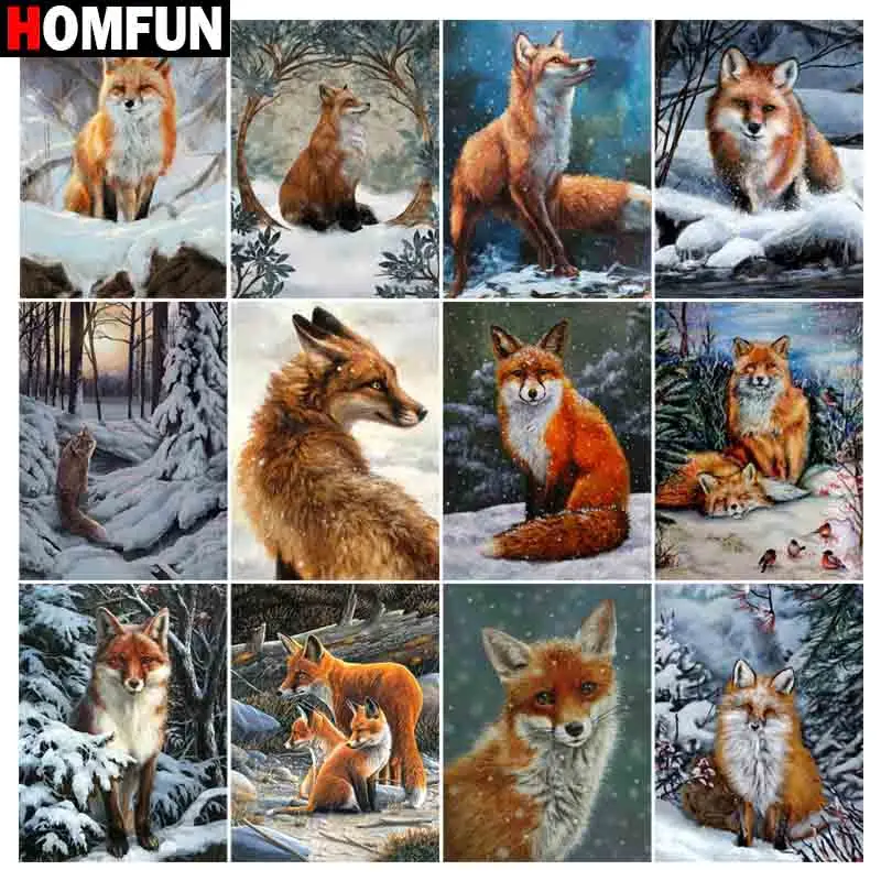 HOMFUN Full diamond Painting \