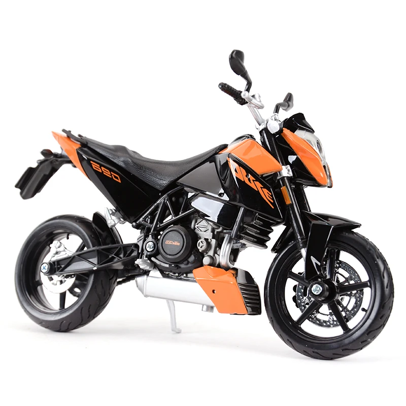 Maisto 1:12 KTM 690 Duke Orange Die Cast Vehicles Collectible Hobbies Motorcycle Model Toys