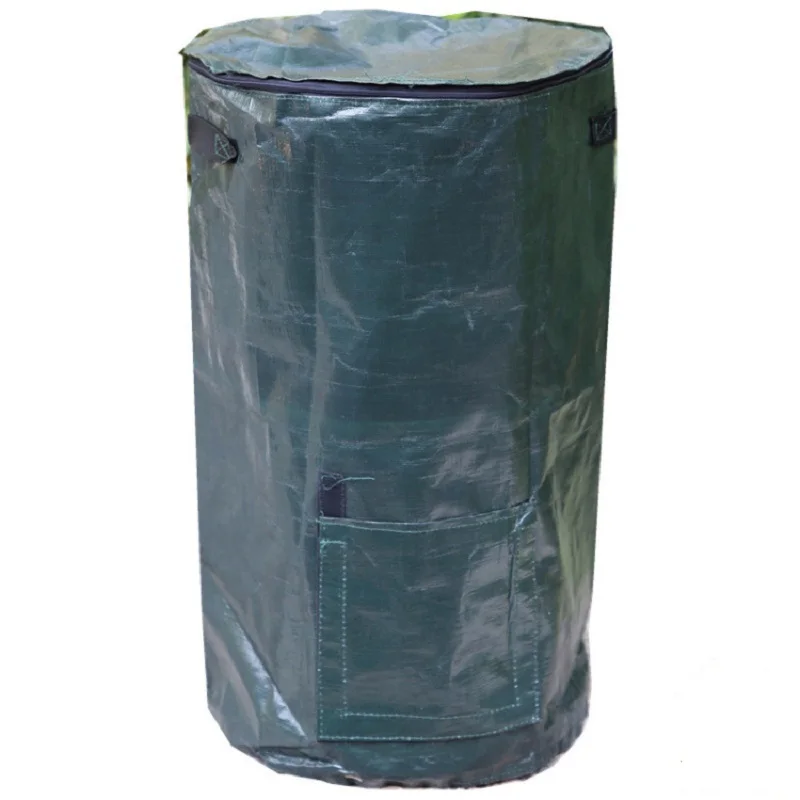 Bigger Size Green 35x60cm/43x80cm Probiotics Bags Kitchen Compost Bags Melons Leaves Homemade Organic Plastic Fertilizer Bag