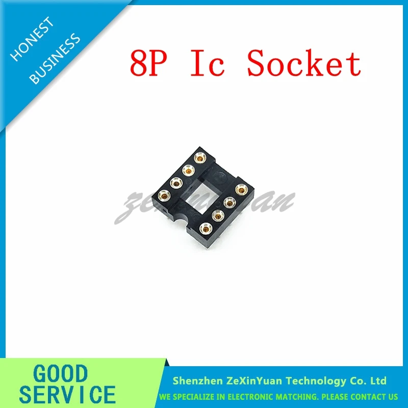 10PCS Round Hole IC Socket ช่องเสียบ DIP 6 8 14 16 18 20 24 28 Pin ซ็อกเก็ต DIP6 DIP8 DIP14 DIP16 DIP18 DIP20 DIP24 DIP28 DIP-8