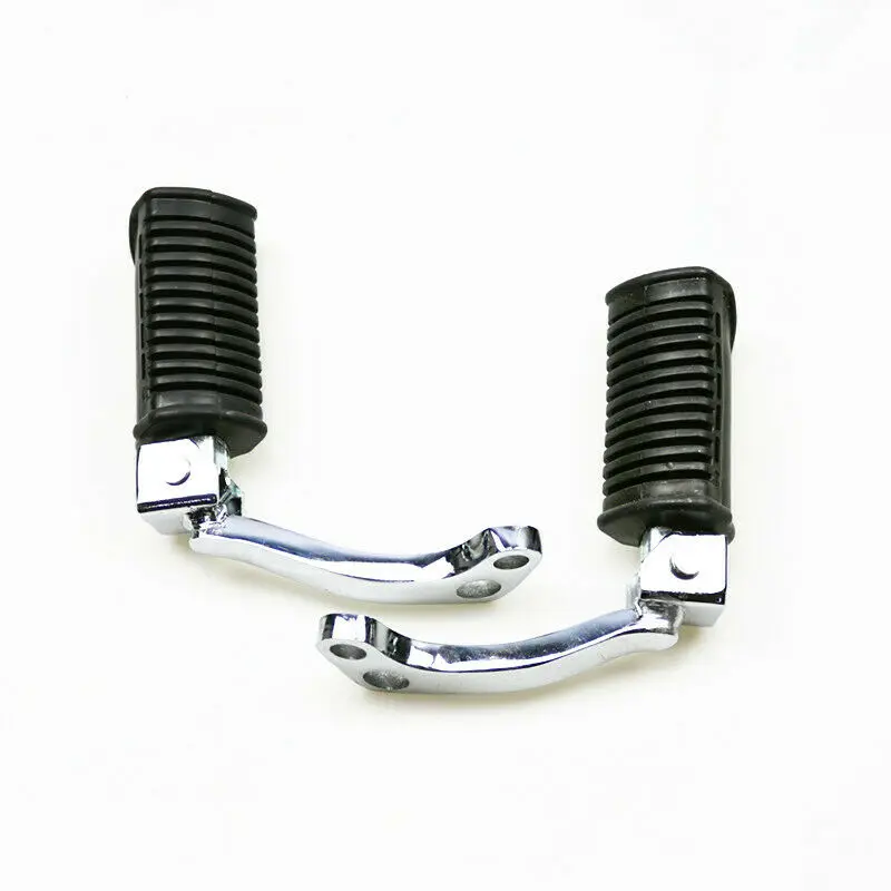 Black Off Road Front Rear Foot Pegs Pedals  Rest For Suzuki GN125 GN 125