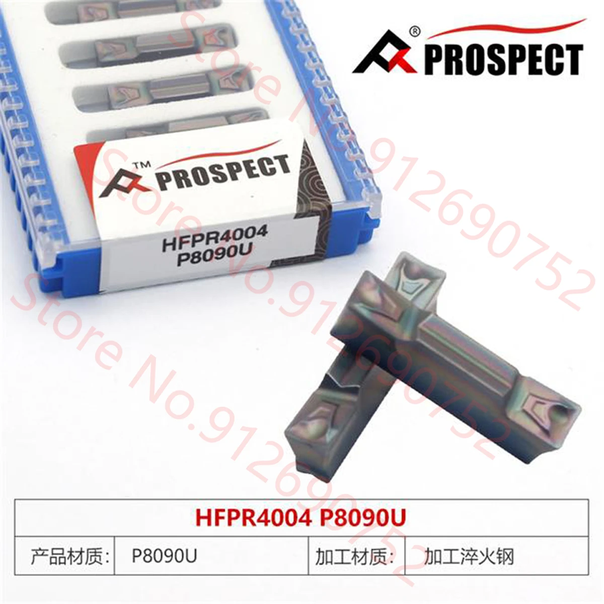 Imagem -03 - Carbide Insere Hfpr Hfpr3003 Hfpr4004 Hfpr5005 P8090u