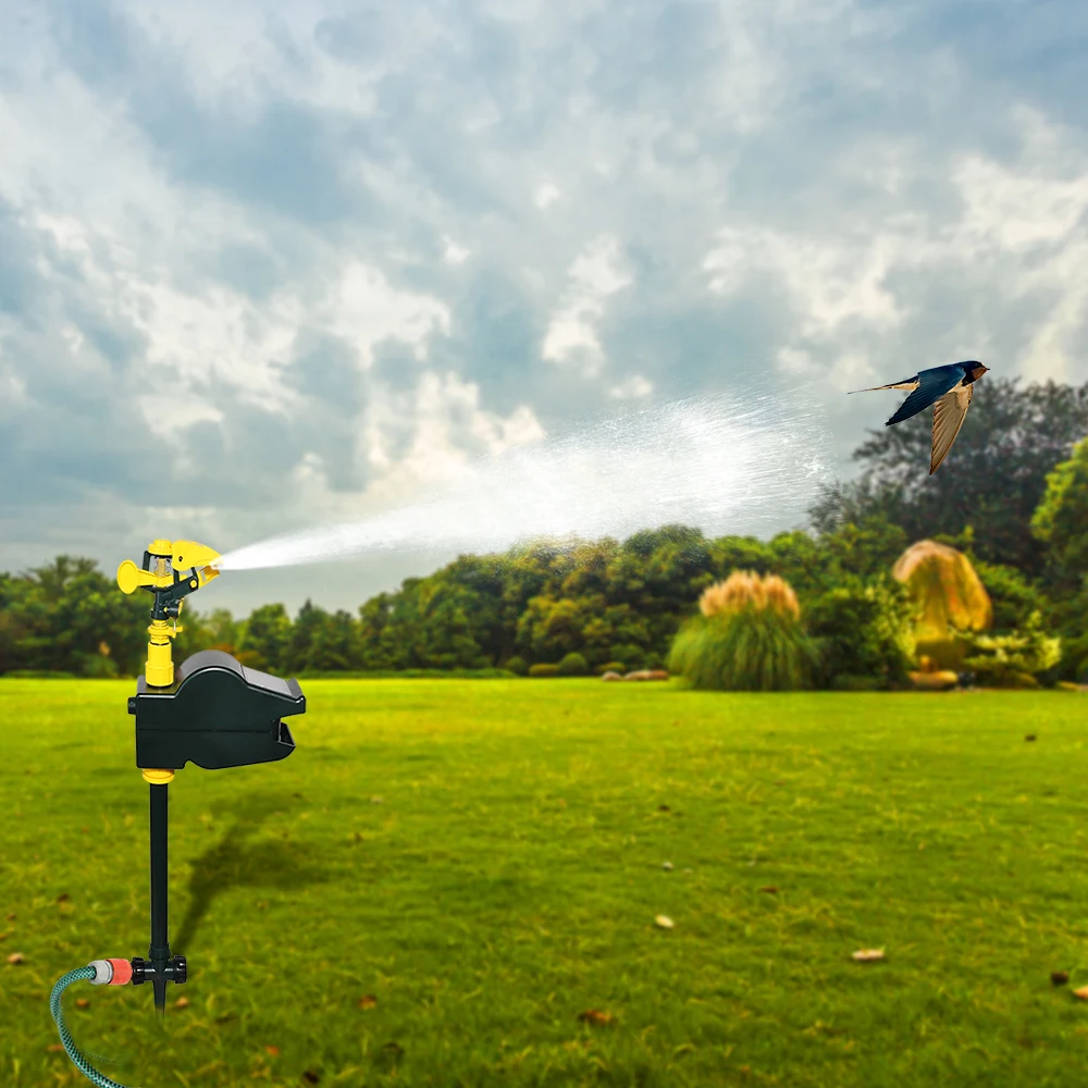 Solar Bewegung Aktiviert Leistungsstarke Umweltfreundliche Jet Spray Tier Repeller Garten Schädlingsbekämpfung Repellent für Garten Rasen #31004