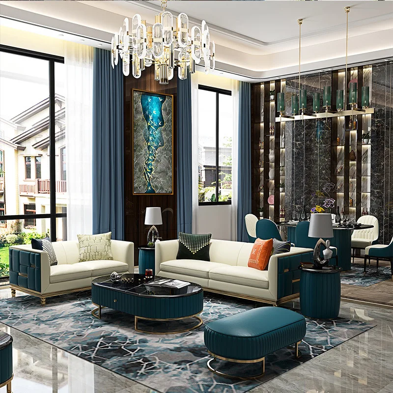 123 sofás para sala de estar sofá moderno pu conjunto de sofá