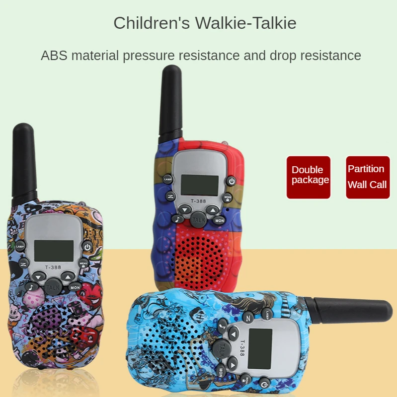 2 Pcs Children's Toy Walkie-talkie Machine Remote Radio Call Handheld Mini Walkie-talkie