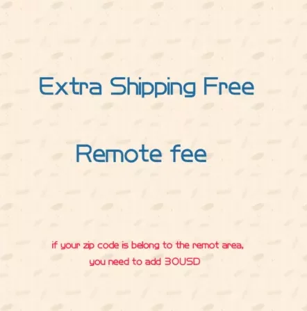 For buyers about remote area cost and additional shipping charges (you can adjust the units when you order)