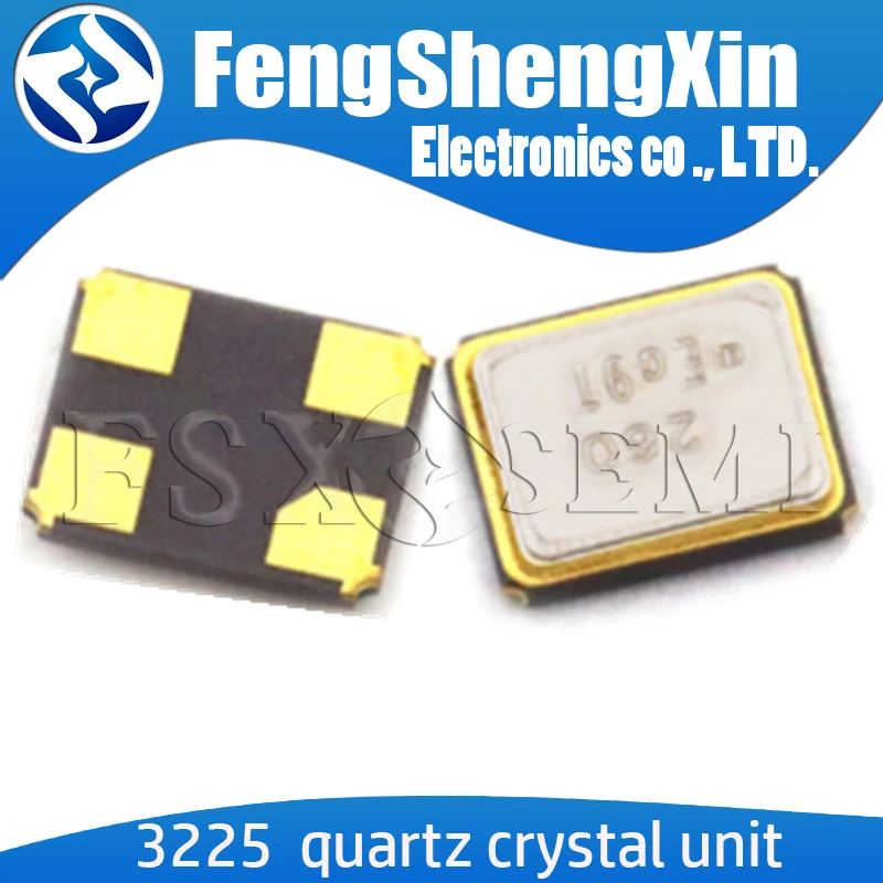 10pcs 3225 quartz crystal unit crystal 3.2*3.5mm 4p 8MHZ 10MHZ 12MHZ 12.288MHZ 13MHZ 14.7456MHZ 15.360MHZ 16MHZ 18.432MHZ 19.2MH