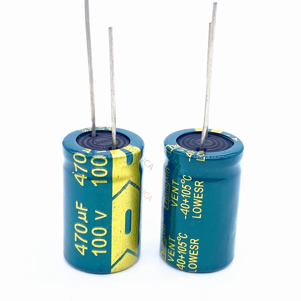 

30pcs/lot T15 high frequency low impedance 100v 470UF aluminum electrolytic capacitor size 16*25 470UF 20%