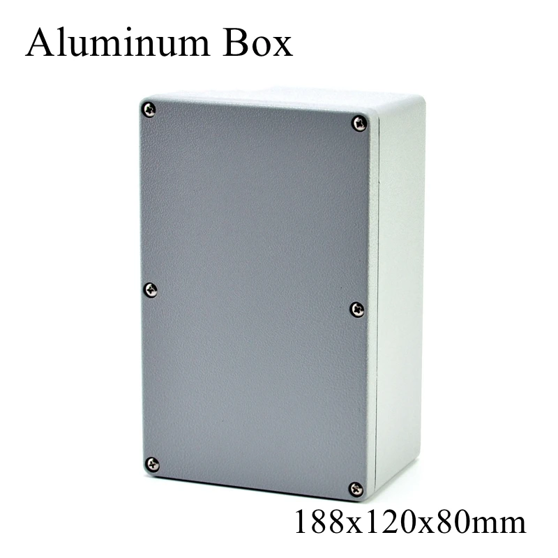 

FA3 188x120x80mm IP65 Waterproof Aluminum Junction Box Electronic Terminal Sealed Diecast Metal Enclosure Case Connector