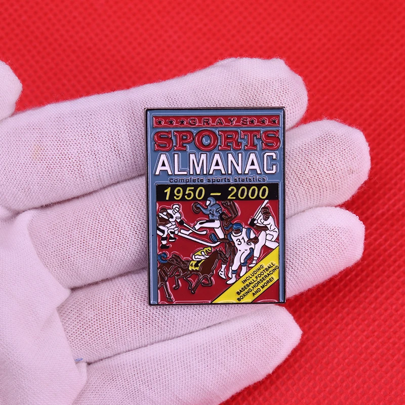 Back to the Future Grays Sports Almanac Pin Funny Movie Replica