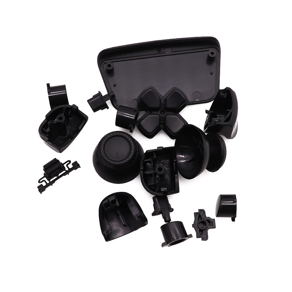 Полный набор кнопок L1 R1 L2 R2 триггер D-pad для контроллера PS5 стики для большого пальца крышка джойстика Проводящая резина