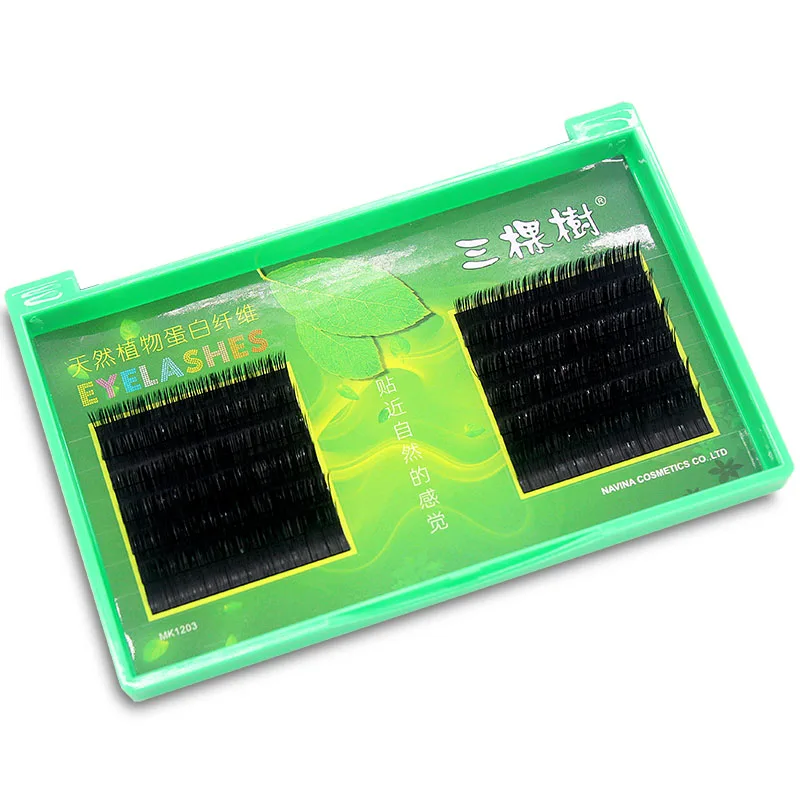 ขนตาปลอมมิงค์คุณภาพสูง Navina สำหรับต่อขนตาแบบเส้นต่อเส้น ให้ลุคขนตาหนาเป็นช่อ สำหรับต่อขนตาแบบกิ๊ฟติ้ง แต่งหน้า