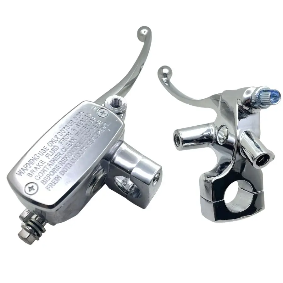 Universal 25mm Motorcycle Brake Clutch Lever Master Cylinder Reservoir Handlebar For NV600 VT600 Steed 400 600 Shadow VLX600