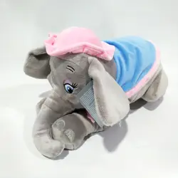 Free Shipping 25cm Original Dumbo Elephant Appease Plush Toys Stuffed Animals Soft Boy Doll
